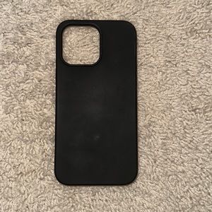 iPhone 14 Pro Max Black Phone Case Silicone